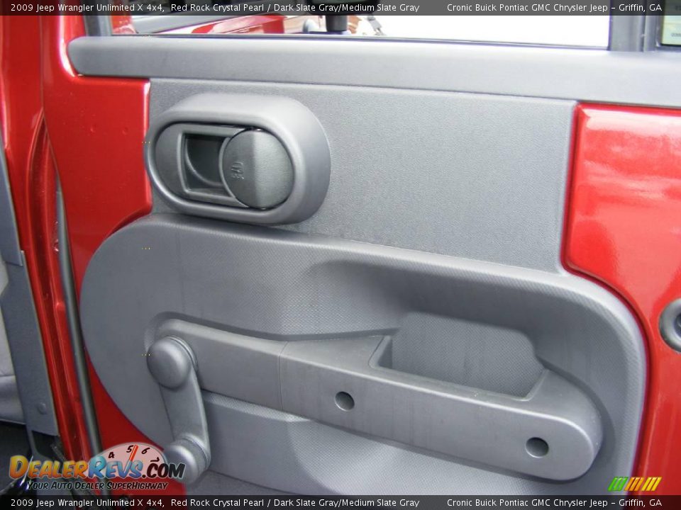 2009 Jeep Wrangler Unlimited X 4x4 Red Rock Crystal Pearl / Dark Slate Gray/Medium Slate Gray Photo #20