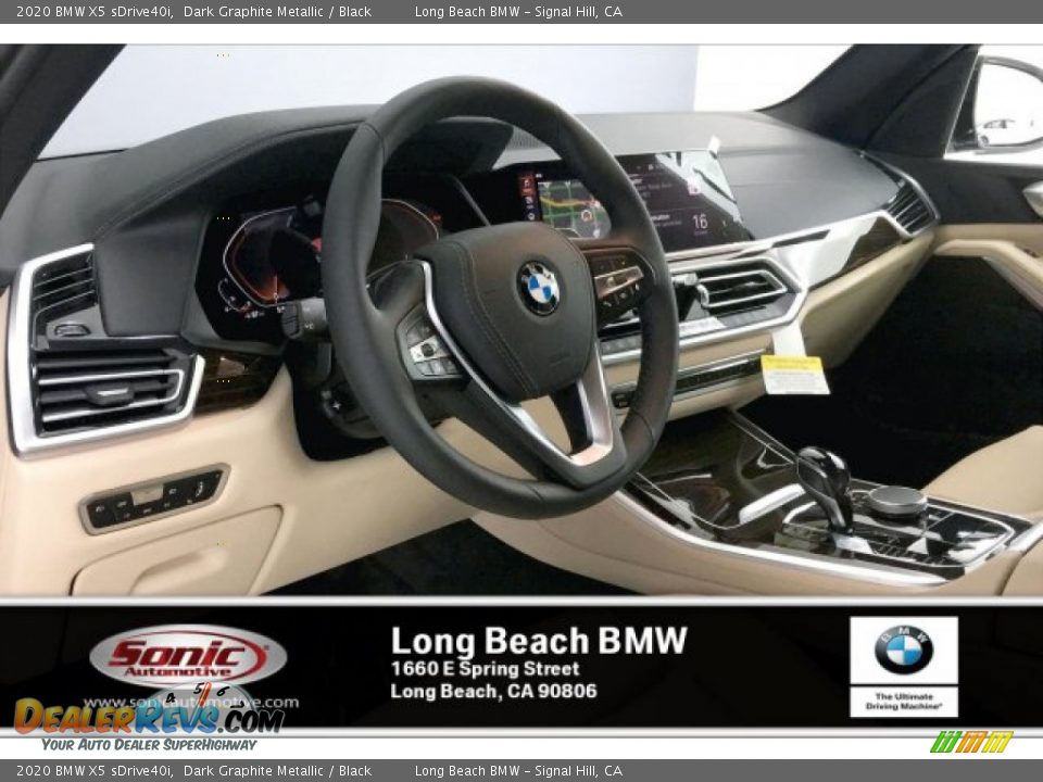 2020 BMW X5 sDrive40i Dark Graphite Metallic / Black Photo #4