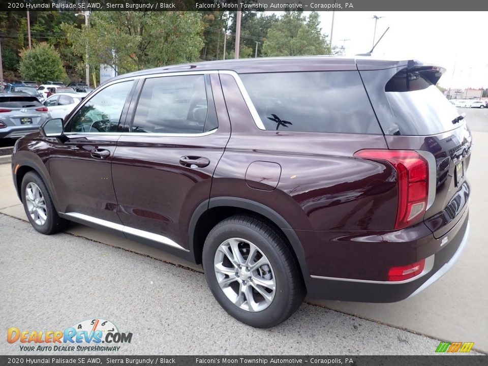 2020 Hyundai Palisade SE AWD Sierra Burgundy / Black Photo #6