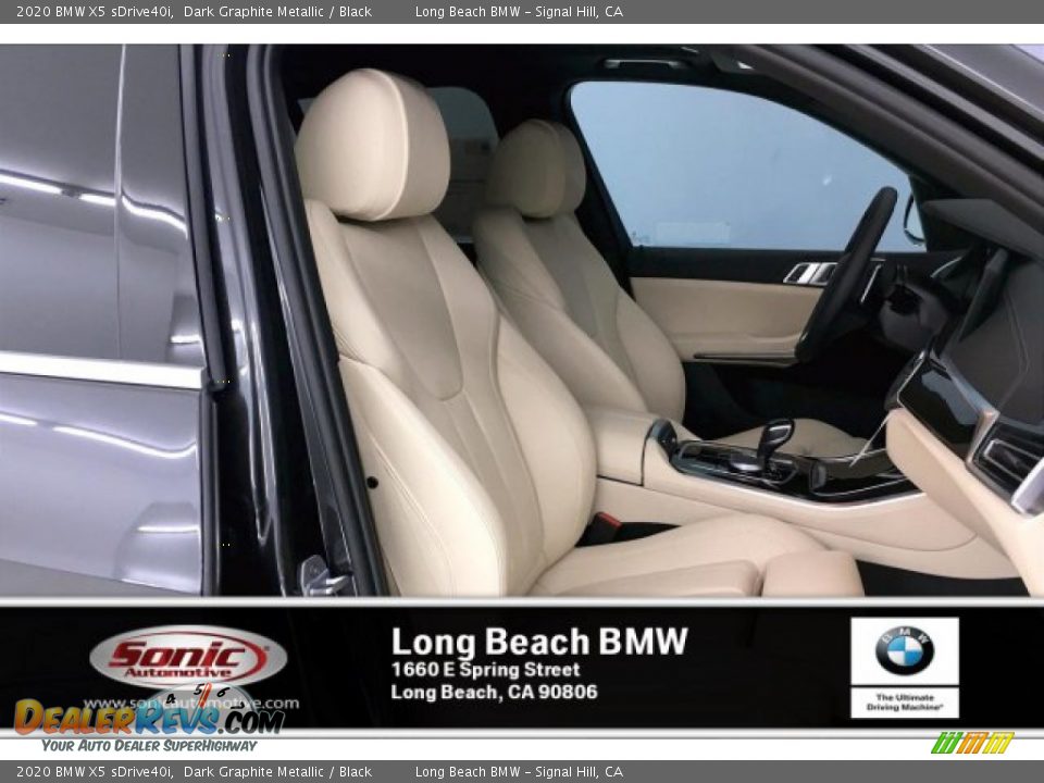 2020 BMW X5 sDrive40i Dark Graphite Metallic / Black Photo #7