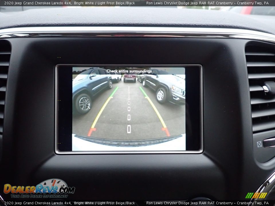 2020 Jeep Grand Cherokee Laredo 4x4 Bright White / Light Frost Beige/Black Photo #16