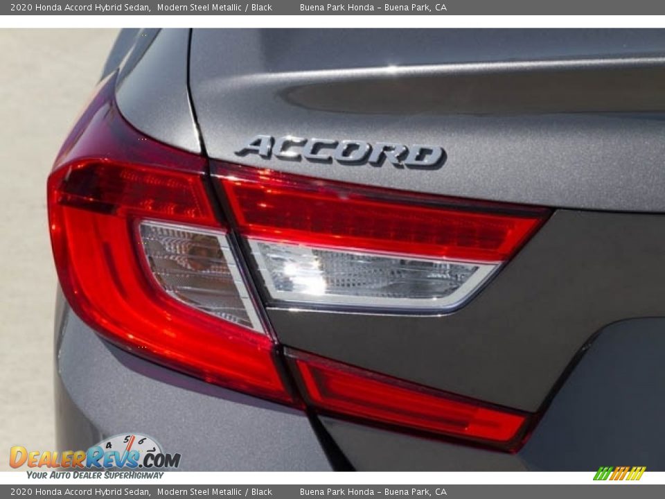 2020 Honda Accord Hybrid Sedan Modern Steel Metallic / Black Photo #7