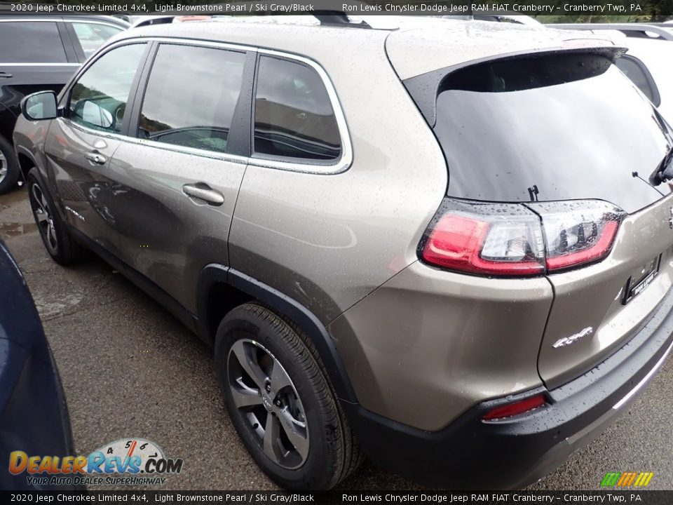 2020 Jeep Cherokee Limited 4x4 Light Brownstone Pearl / Ski Gray/Black Photo #2