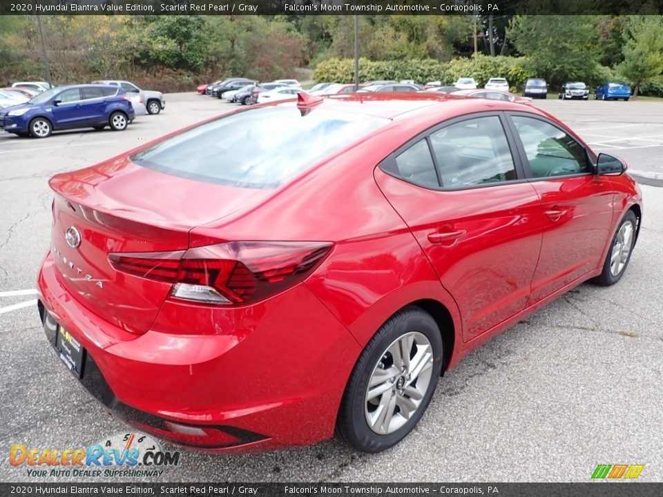 2020 Hyundai Elantra Value Edition Scarlet Red Pearl / Gray Photo #2