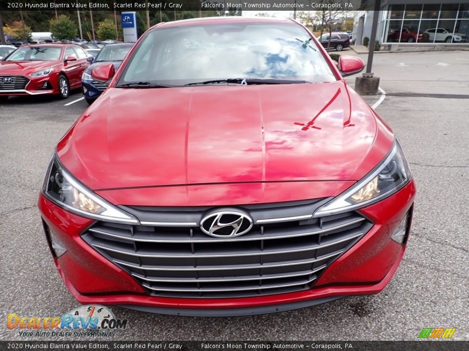 2020 Hyundai Elantra Value Edition Scarlet Red Pearl / Gray Photo #4