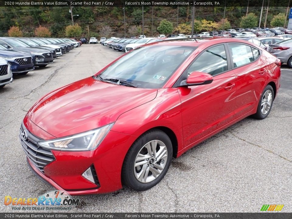 2020 Hyundai Elantra Value Edition Scarlet Red Pearl / Gray Photo #5