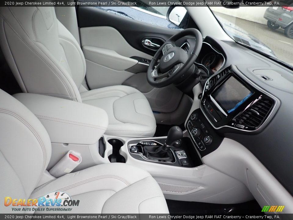 2020 Jeep Cherokee Limited 4x4 Light Brownstone Pearl / Ski Gray/Black Photo #7