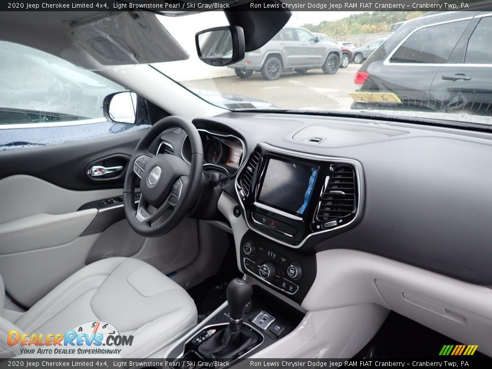 2020 Jeep Cherokee Limited 4x4 Light Brownstone Pearl / Ski Gray/Black Photo #8