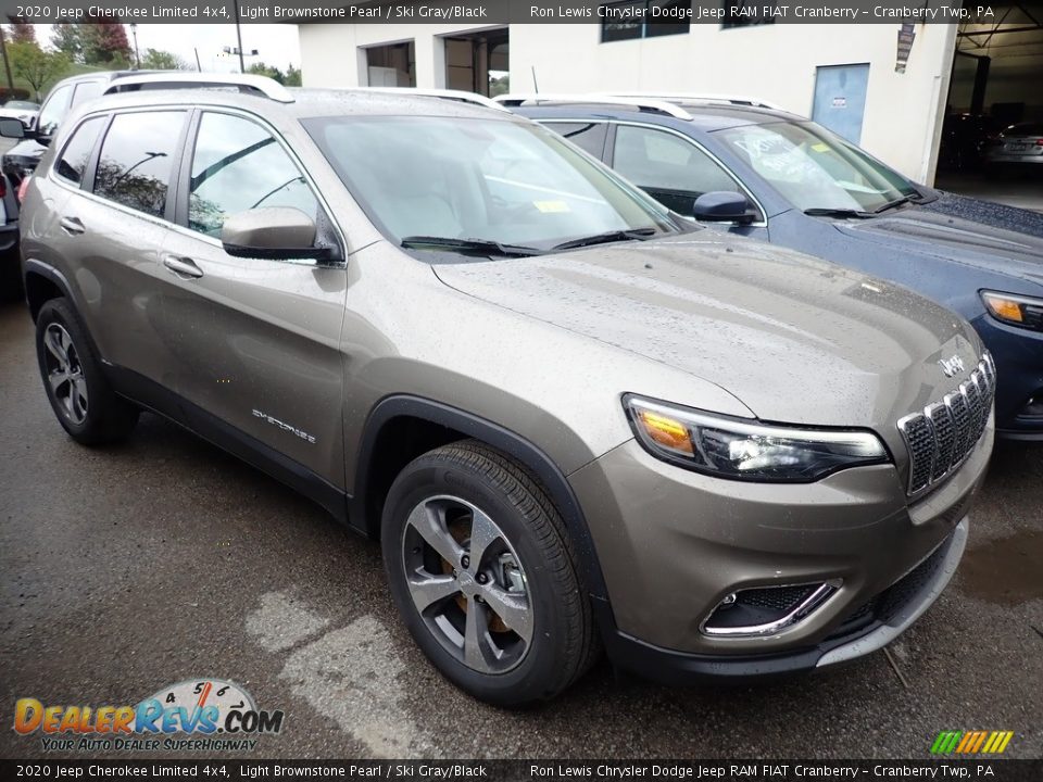 2020 Jeep Cherokee Limited 4x4 Light Brownstone Pearl / Ski Gray/Black Photo #9