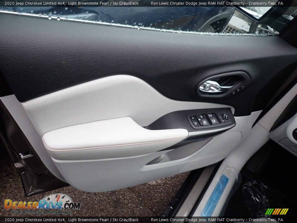 2020 Jeep Cherokee Limited 4x4 Light Brownstone Pearl / Ski Gray/Black Photo #10