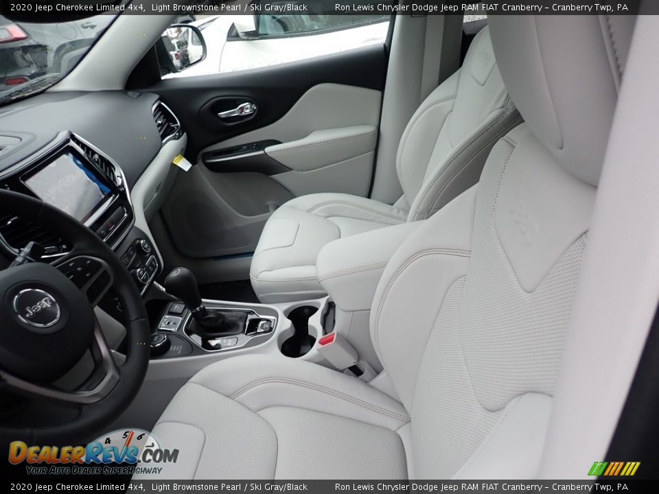 2020 Jeep Cherokee Limited 4x4 Light Brownstone Pearl / Ski Gray/Black Photo #12