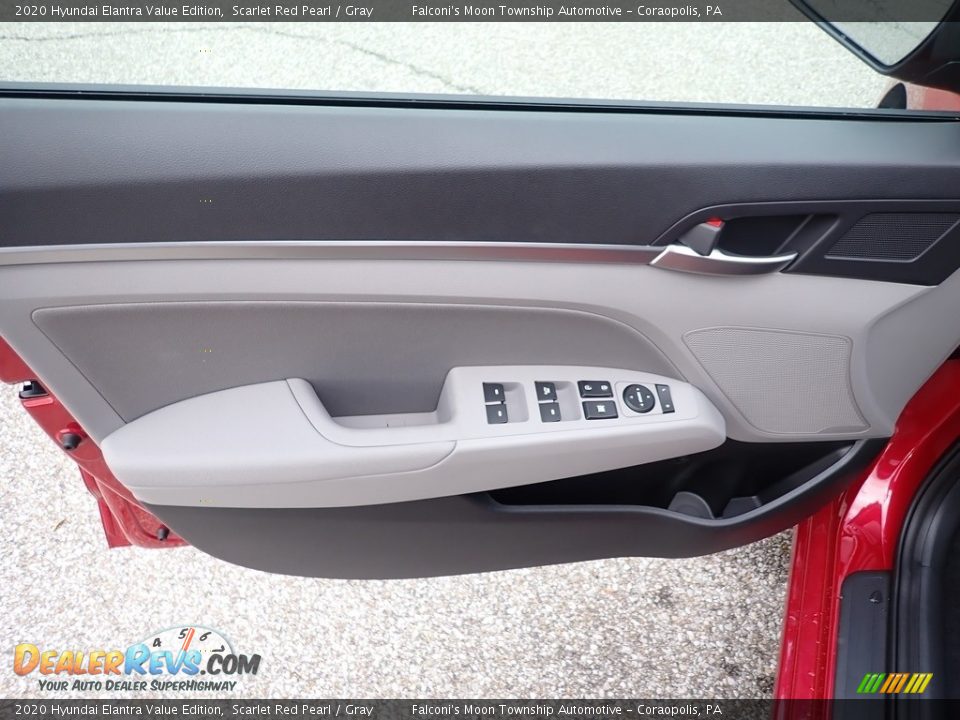 2020 Hyundai Elantra Value Edition Scarlet Red Pearl / Gray Photo #11