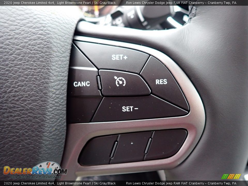 2020 Jeep Cherokee Limited 4x4 Light Brownstone Pearl / Ski Gray/Black Photo #15