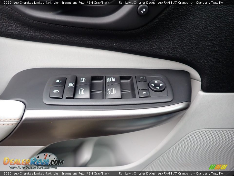 2020 Jeep Cherokee Limited 4x4 Light Brownstone Pearl / Ski Gray/Black Photo #19