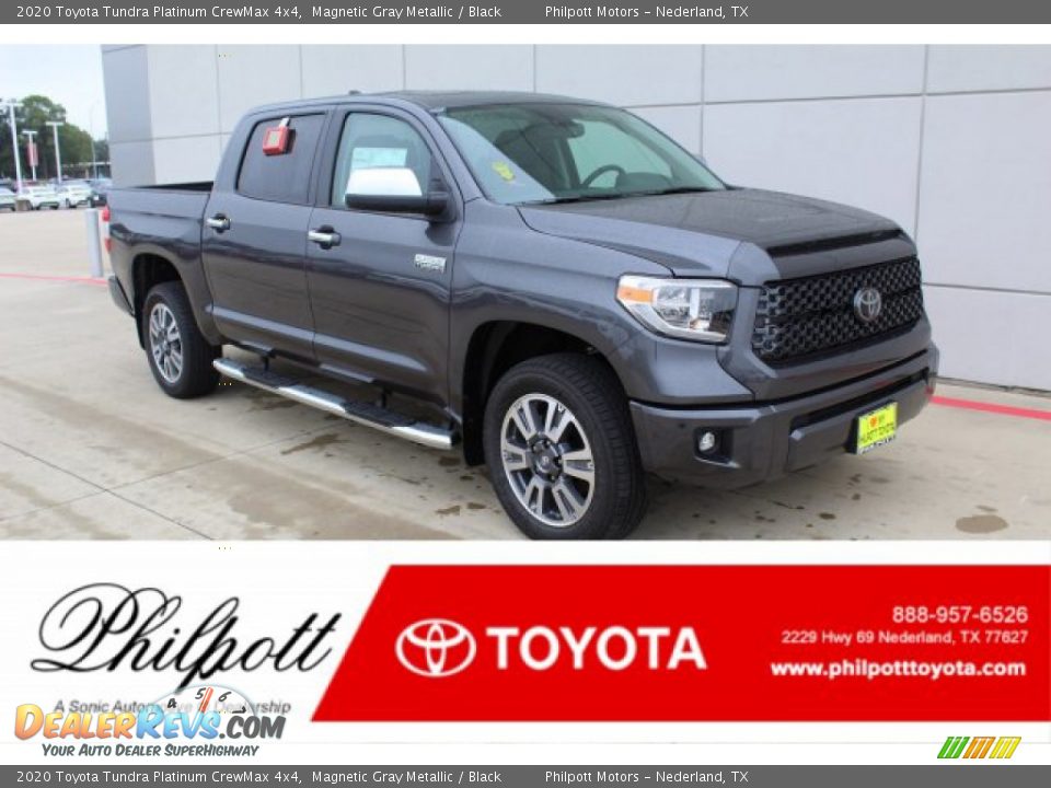 2020 Toyota Tundra Platinum CrewMax 4x4 Magnetic Gray Metallic / Black Photo #1