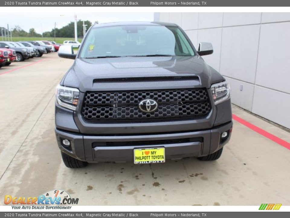 2020 Toyota Tundra Platinum CrewMax 4x4 Magnetic Gray Metallic / Black Photo #3
