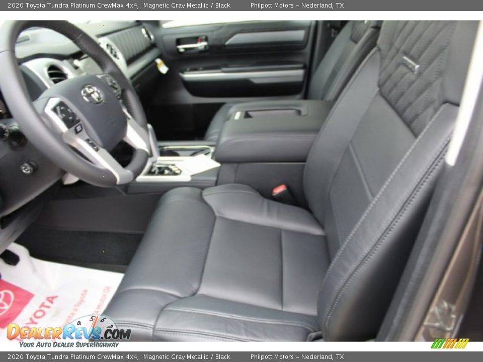 Front Seat of 2020 Toyota Tundra Platinum CrewMax 4x4 Photo #10