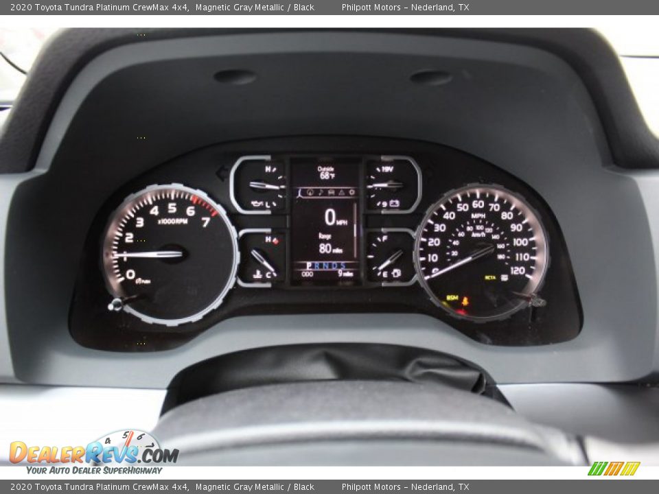 2020 Toyota Tundra Platinum CrewMax 4x4 Gauges Photo #14