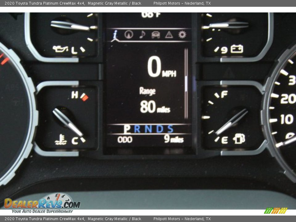 2020 Toyota Tundra Platinum CrewMax 4x4 Gauges Photo #15
