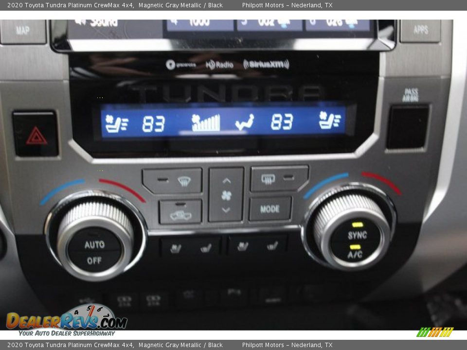 Controls of 2020 Toyota Tundra Platinum CrewMax 4x4 Photo #17