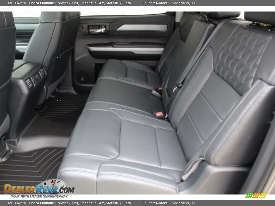 Rear Seat of 2020 Toyota Tundra Platinum CrewMax 4x4 Photo #21