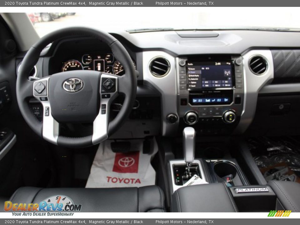 Dashboard of 2020 Toyota Tundra Platinum CrewMax 4x4 Photo #22