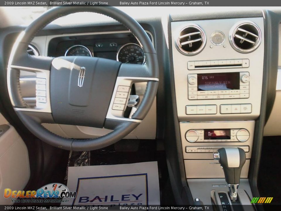 2009 Lincoln MKZ Sedan Brilliant Silver Metallic / Light Stone Photo #6