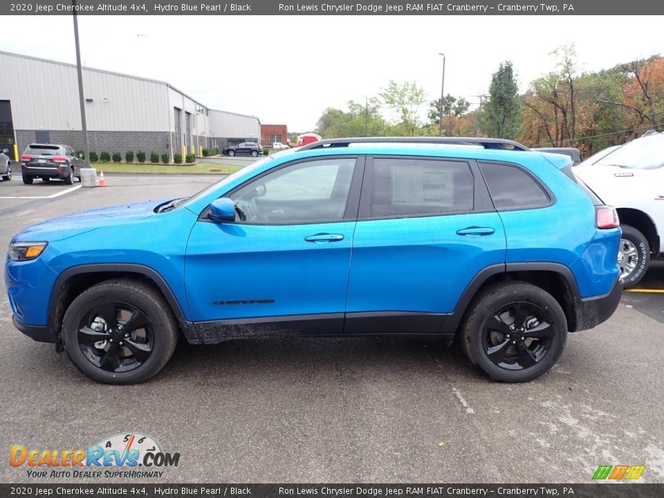 2020 Jeep Cherokee Altitude 4x4 Hydro Blue Pearl / Black Photo #2