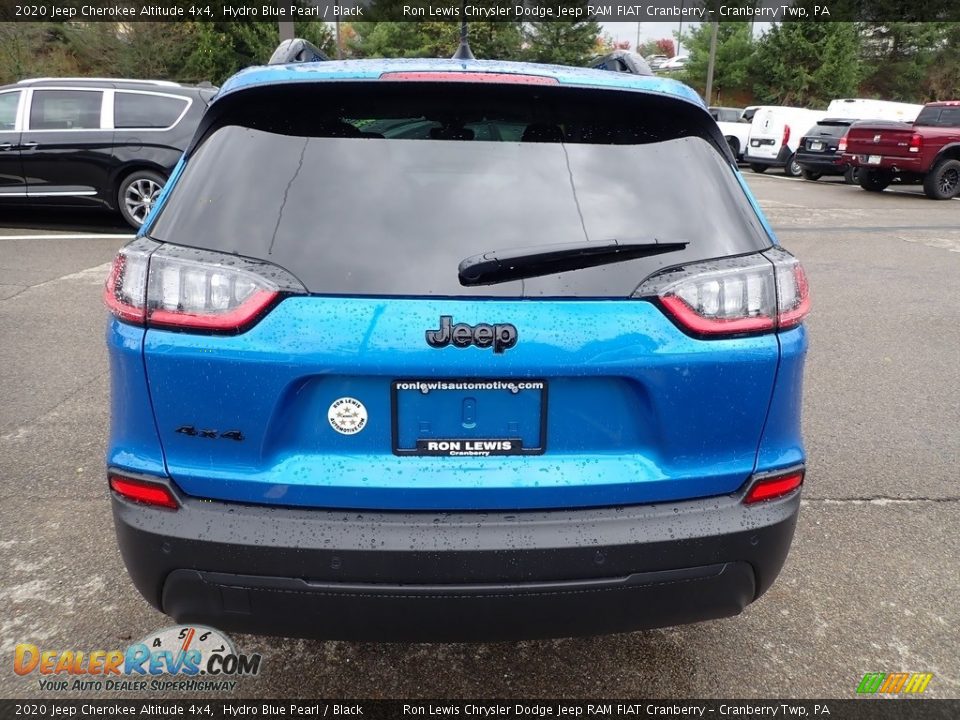 2020 Jeep Cherokee Altitude 4x4 Hydro Blue Pearl / Black Photo #4