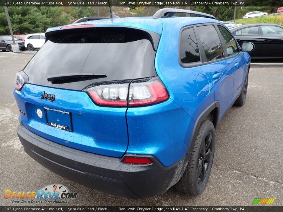 2020 Jeep Cherokee Altitude 4x4 Hydro Blue Pearl / Black Photo #5