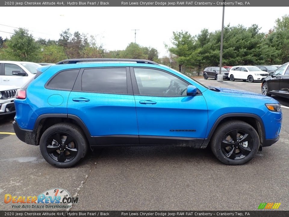 2020 Jeep Cherokee Altitude 4x4 Hydro Blue Pearl / Black Photo #6