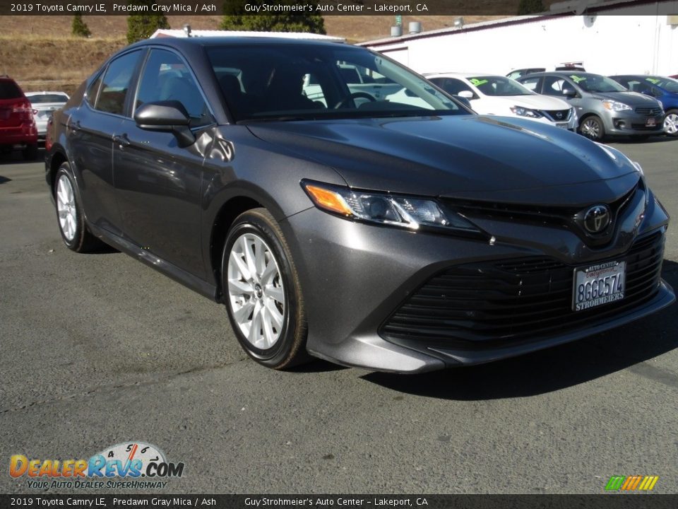 2019 Toyota Camry LE Predawn Gray Mica / Ash Photo #1