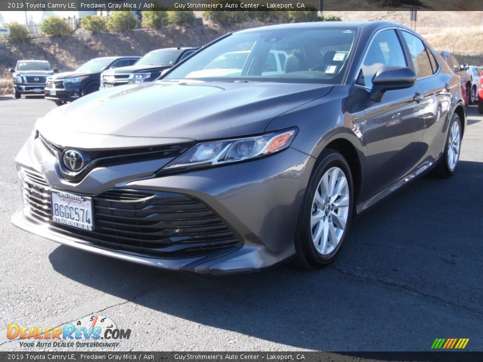 2019 Toyota Camry LE Predawn Gray Mica / Ash Photo #2