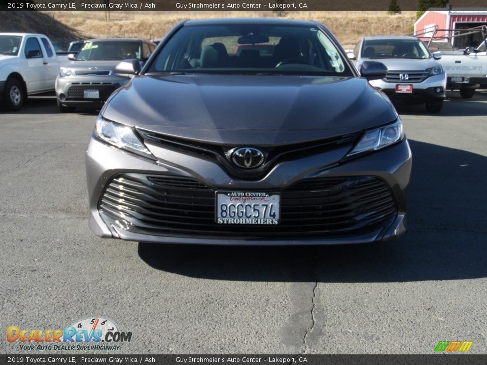 2019 Toyota Camry LE Predawn Gray Mica / Ash Photo #3