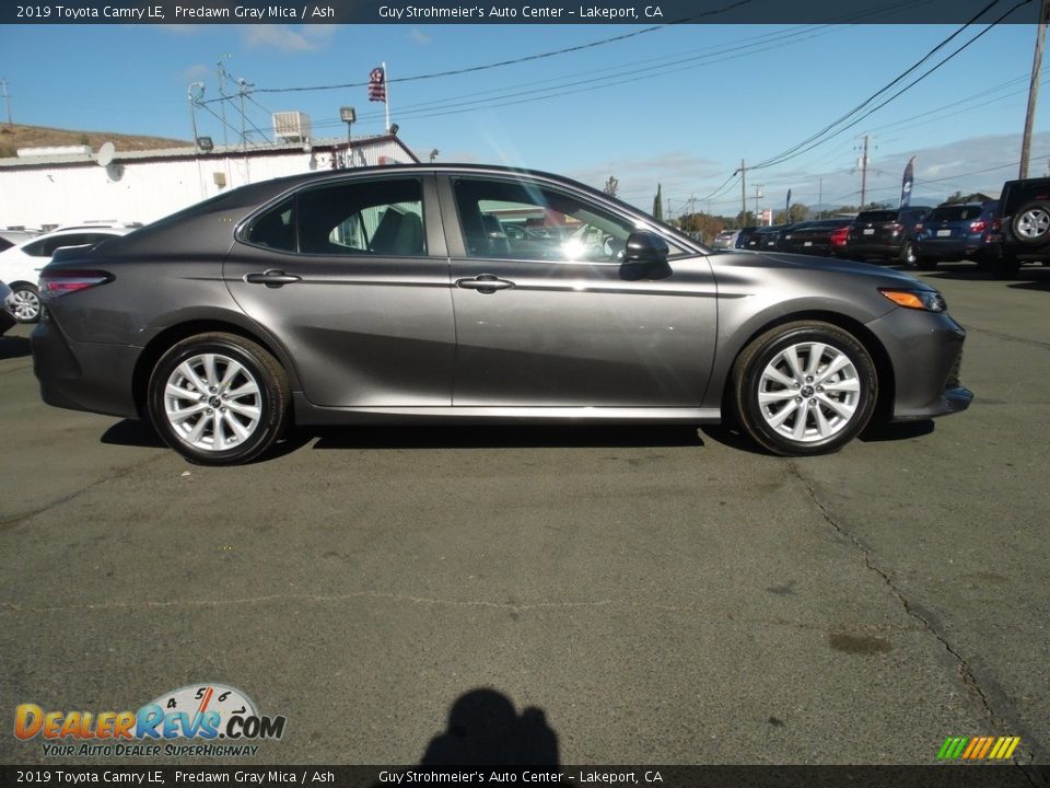 2019 Toyota Camry LE Predawn Gray Mica / Ash Photo #4