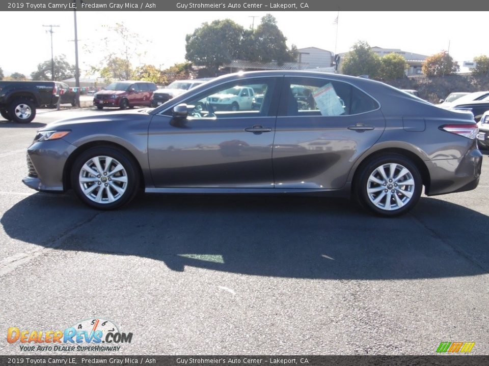 2019 Toyota Camry LE Predawn Gray Mica / Ash Photo #5
