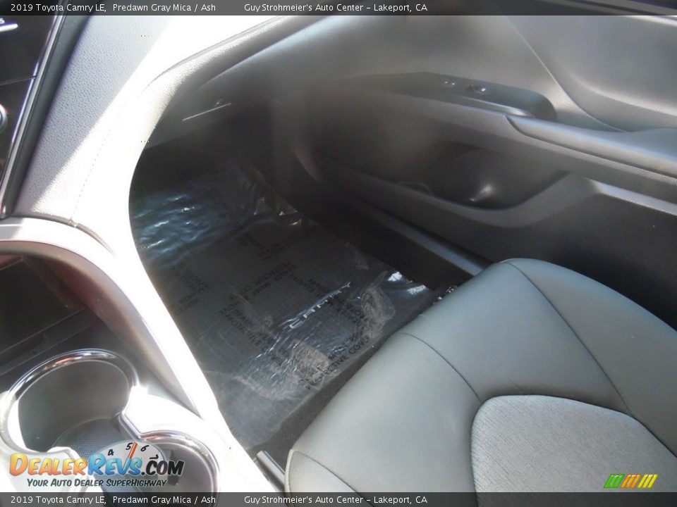 2019 Toyota Camry LE Predawn Gray Mica / Ash Photo #7