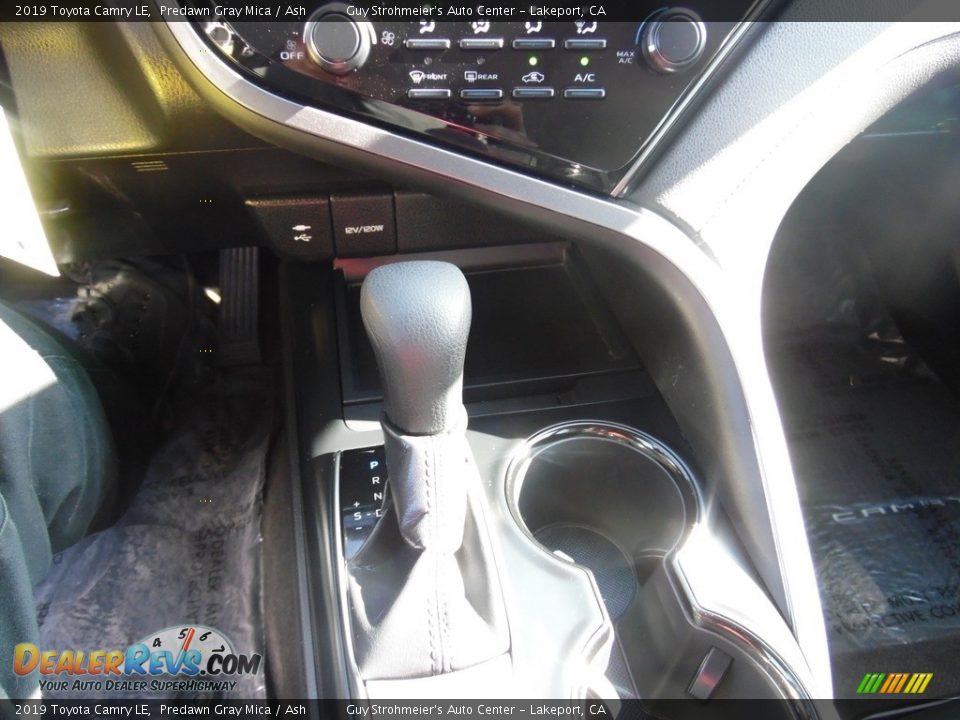 2019 Toyota Camry LE Predawn Gray Mica / Ash Photo #9