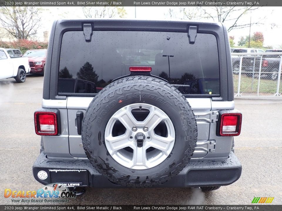2020 Jeep Wrangler Unlimited Sport 4x4 Billet Silver Metallic / Black Photo #4
