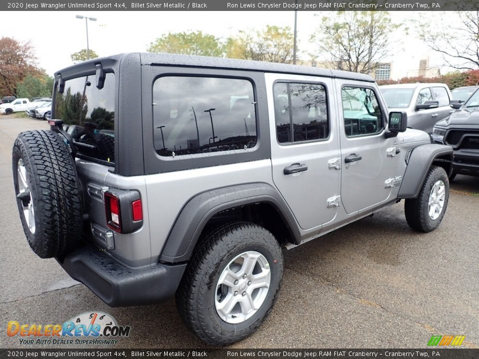 2020 Jeep Wrangler Unlimited Sport 4x4 Billet Silver Metallic / Black Photo #5