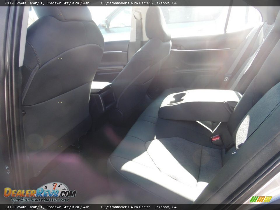 2019 Toyota Camry LE Predawn Gray Mica / Ash Photo #14