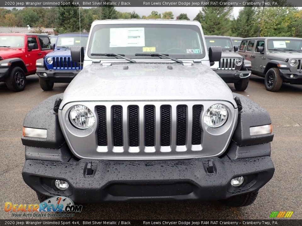 2020 Jeep Wrangler Unlimited Sport 4x4 Billet Silver Metallic / Black Photo #8