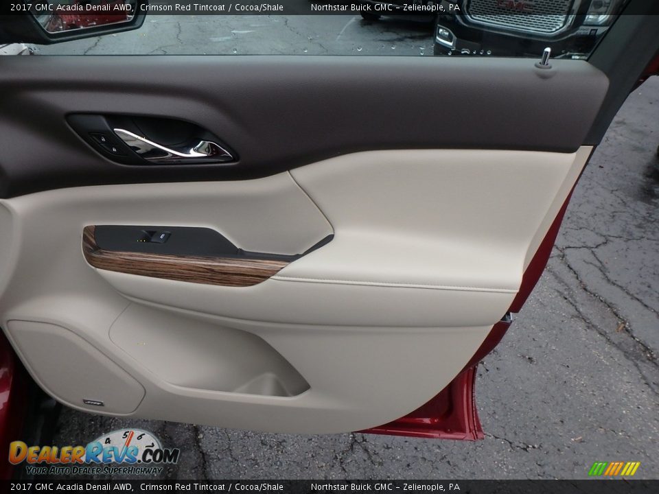 2017 GMC Acadia Denali AWD Crimson Red Tintcoat / Cocoa/Shale Photo #6