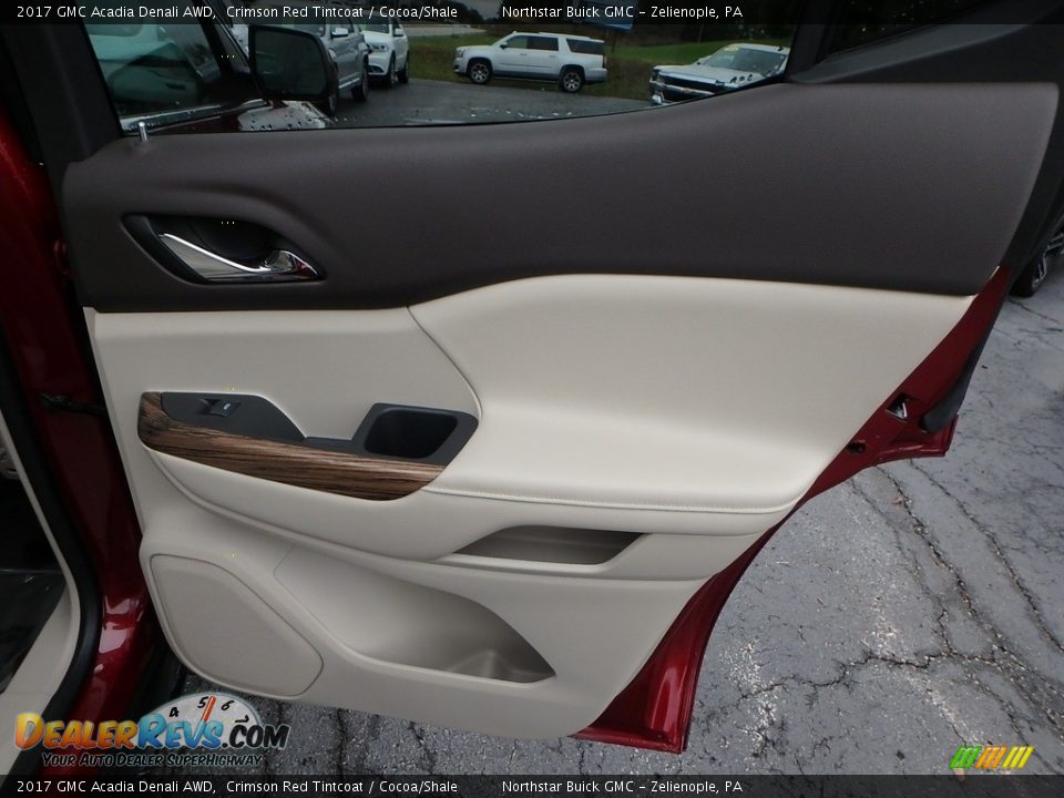 2017 GMC Acadia Denali AWD Crimson Red Tintcoat / Cocoa/Shale Photo #7