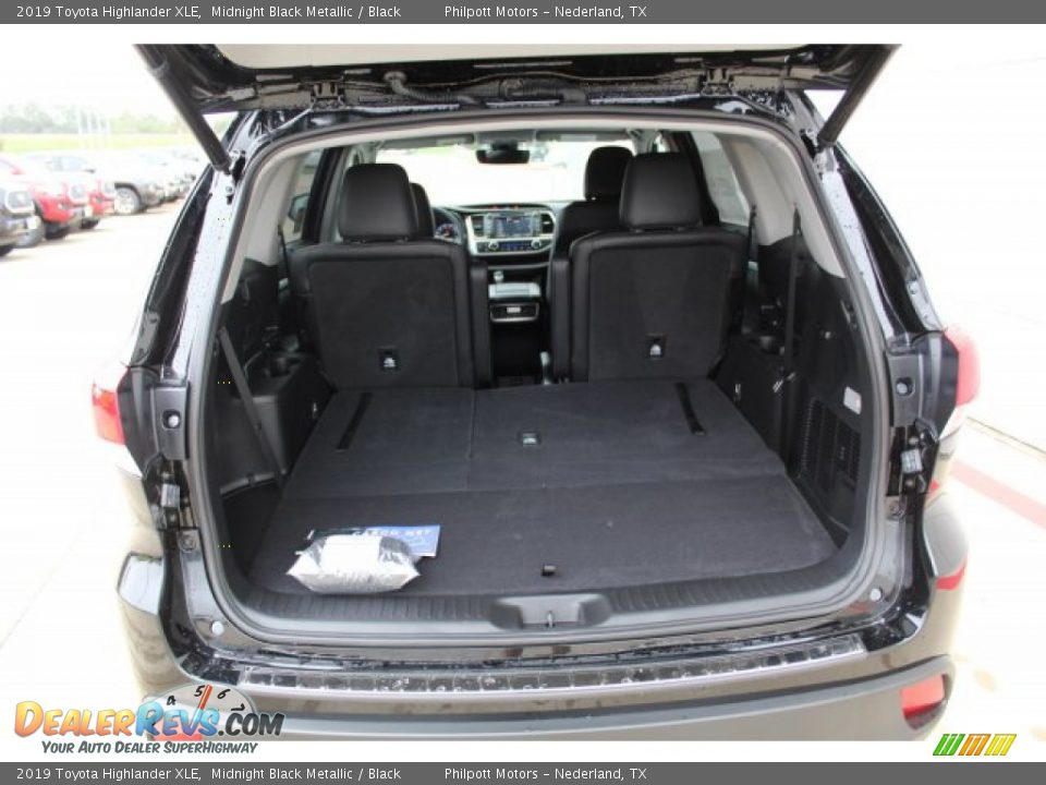 2019 Toyota Highlander XLE Midnight Black Metallic / Black Photo #23