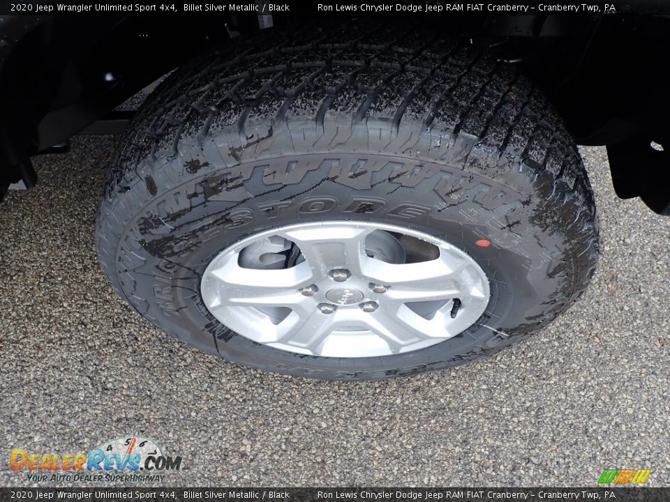 2020 Jeep Wrangler Unlimited Sport 4x4 Billet Silver Metallic / Black Photo #9