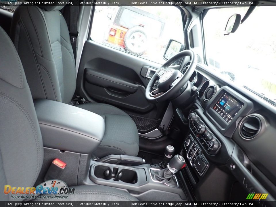 2020 Jeep Wrangler Unlimited Sport 4x4 Billet Silver Metallic / Black Photo #10