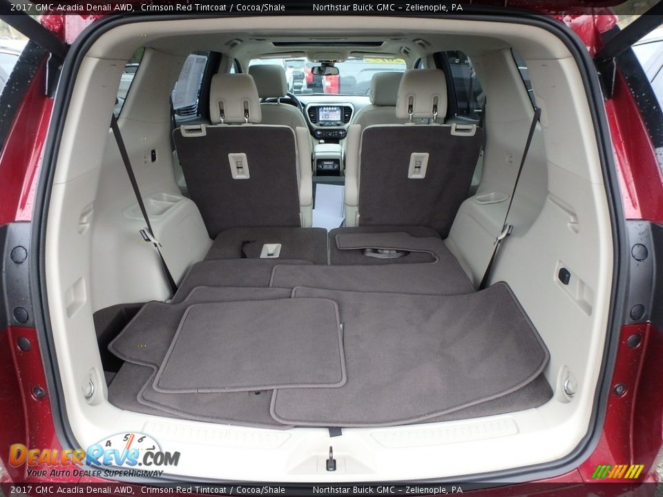 2017 GMC Acadia Denali AWD Crimson Red Tintcoat / Cocoa/Shale Photo #9