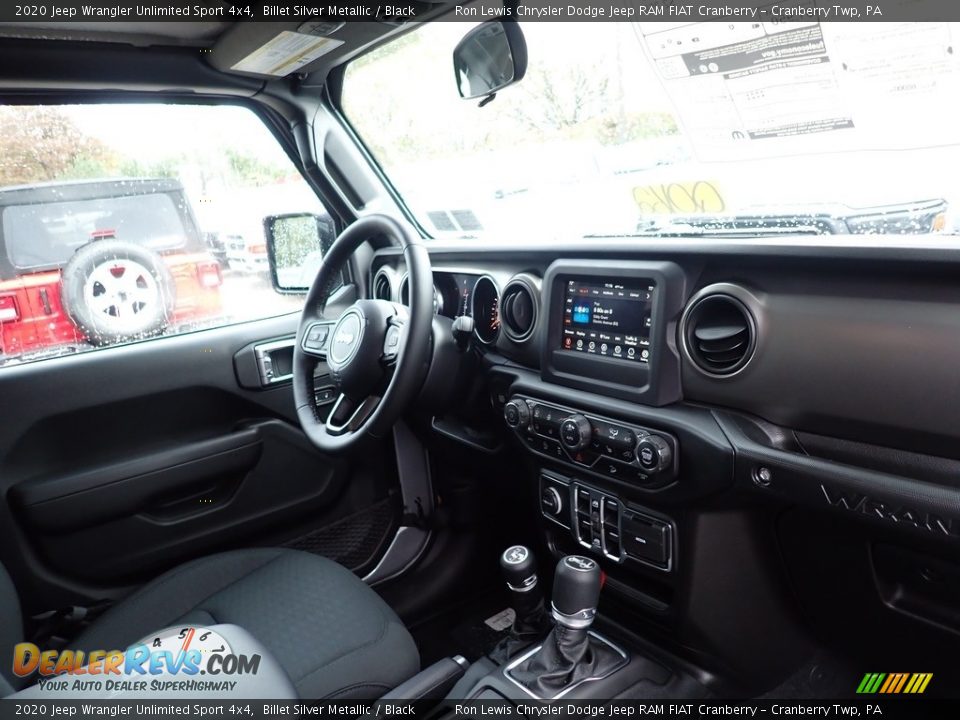 2020 Jeep Wrangler Unlimited Sport 4x4 Billet Silver Metallic / Black Photo #11