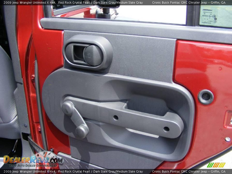 2009 Jeep Wrangler Unlimited X 4x4 Red Rock Crystal Pearl / Dark Slate Gray/Medium Slate Gray Photo #20